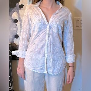 Columbia cotton shirt great for boating hiking light outer layer